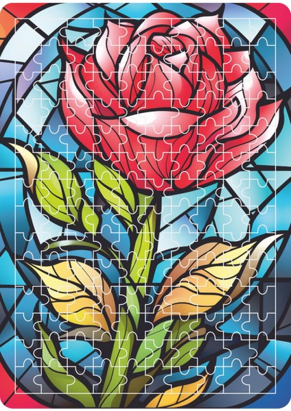 140 Parça Ahşap Puzzle Tablo. 25 x 35 cm Ölçülerinde. Askı Aparatı Ile. Kaliteli Uv Baskı Model-8