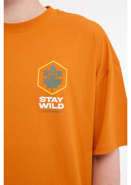 ml Star 11OTD1-27 5fx Turuncu Erkek Kısa Kol T-Shirt fırsatları