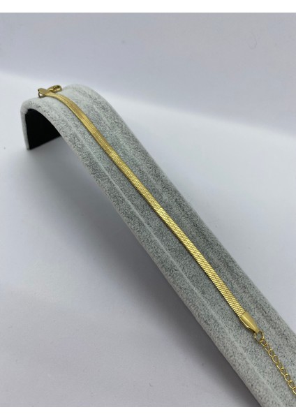 Lucky B&e İtalyan Zincir Sade Bileklik Gold modelleri