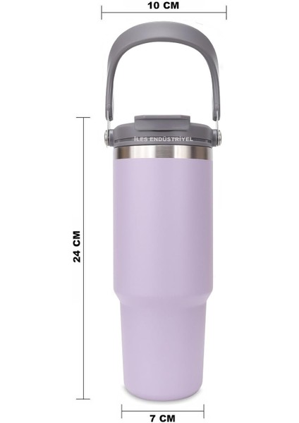 Vakumlu Termos, Paslanmaz Çelik 30 OZ/887 Ml, Lila indirimleri