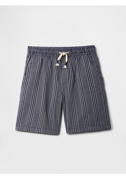 Erkek Çocuk Lacivert Relaxed Pull-On Şort