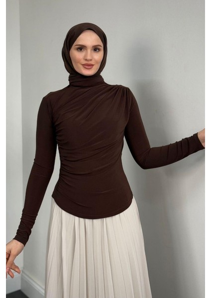 Normany Bluz Kahverengi fiyatları