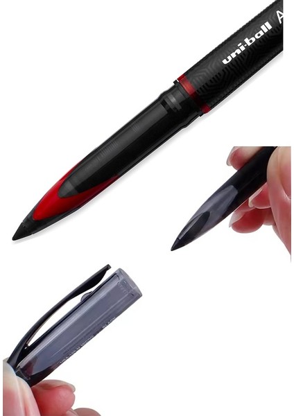 Siyah Pilot Kalem 10 Adet Uniball Air Mikro 0.5 mm Roller Pilot Kalem UBA-188-M Roller Uçlu Likit Mürekkep Jel Kalem fiyatları