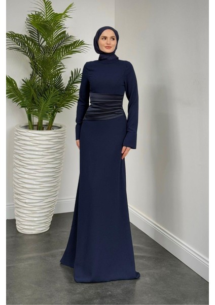 Fiore Beli Drapeli Balık Abiye Lacivert fiyatları