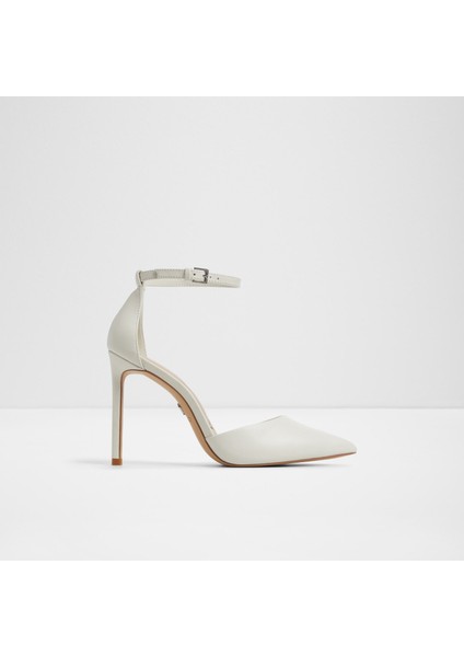 Derperla Ayakkabı Yüksek Topuklu - Ekru