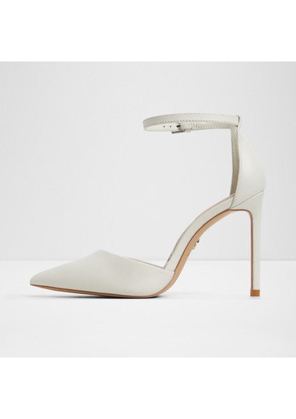 Derperla Ayakkabı Yüksek Topuklu - Ekru modelleri