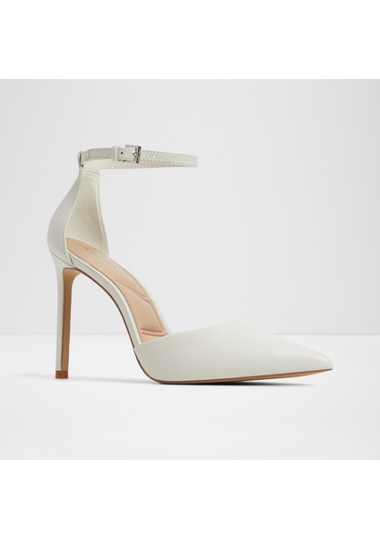 Derperla Ayakkabı Yüksek Topuklu - Ekru fırsatları