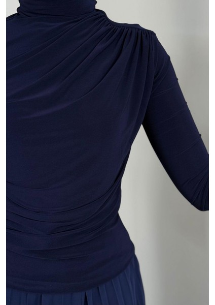 Normany Bluz Lacivert modelleri