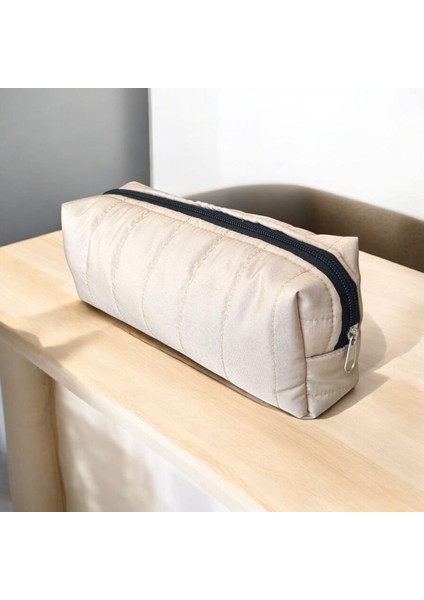 Kırmızı Kalem Çantası Su Itici Kumaş