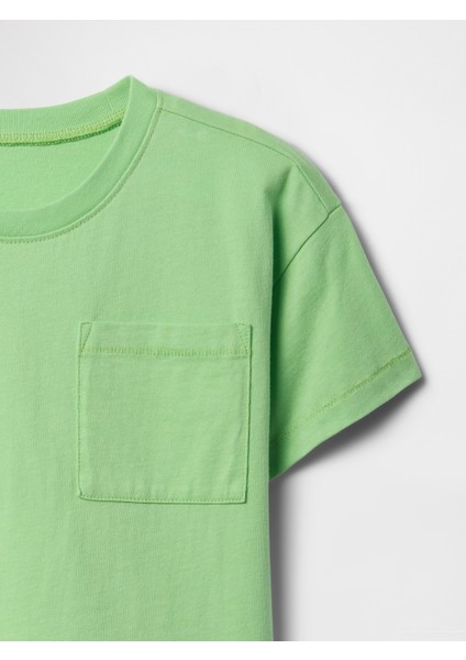 Erkek Bebek Yeşil Cepli T-Shirt fiyatları