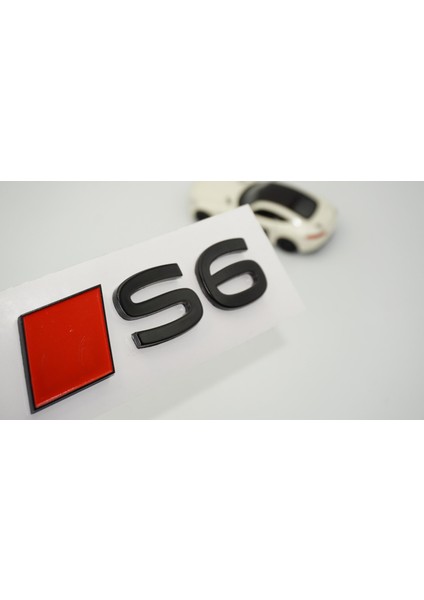 S6 2025+ Bagaj Kırmızı Siyah 3m Yazı Logo Audi Ile Uyumlu