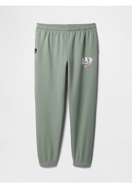 Erkek Yeşil Gap Logo Disney Grafikli Fleece Eşofman Altı fiyatları