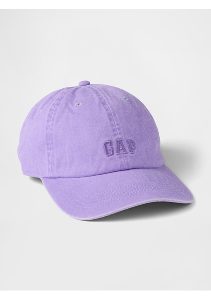 Erkek Lila Gap Logo Beyzbol Şapkası