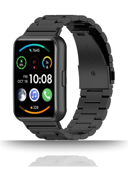 Digizone Huawei Watch Fit 2 Uyumlu Klasik Paslanmaz Çelik Kordon