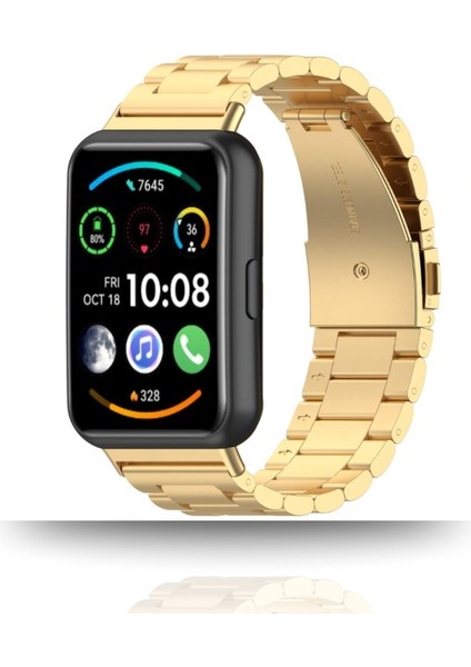 Digizone Huawei Watch Fit 2 Uyumlu Klasik Paslanmaz Çelik Kordon