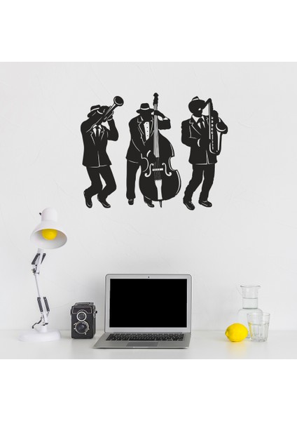 Dekoratif Mdf Lazer Kesim Caz Müzik Ekibi