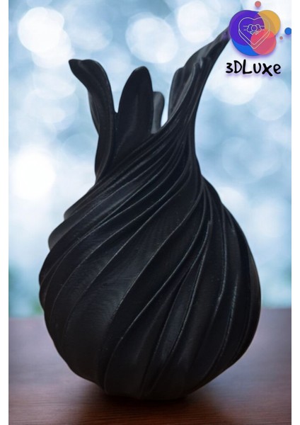 3dluxe Lüks Spiral Vazo/dekoratif