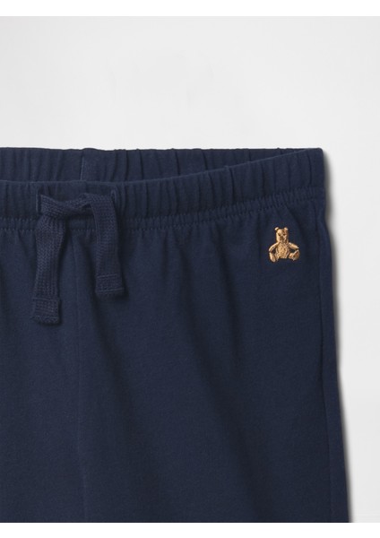 Erkek Bebek Lacivert Brannan Bear Işlemeli Pull-On Şort fiyatları