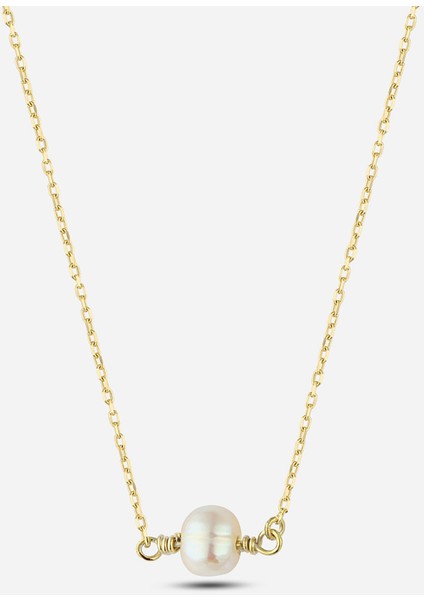 Choker Gümüş İnci Kolye