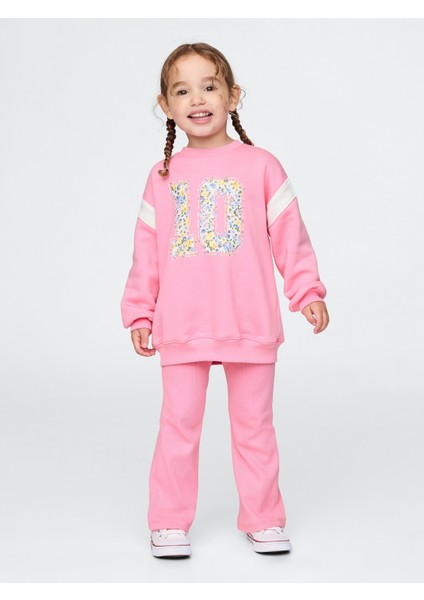 Kız Bebek Pembe Vintagesoft Tunik Fleece Outfit Set