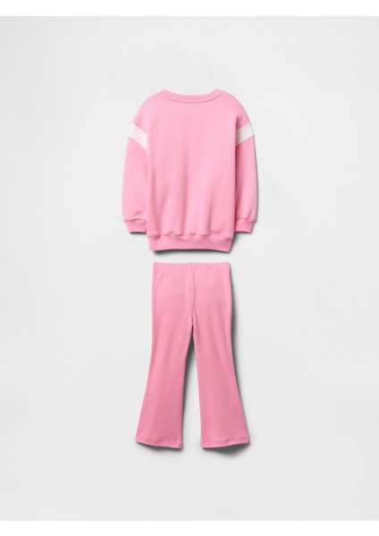 Kız Bebek Pembe Vintagesoft Tunik Fleece Outfit Set