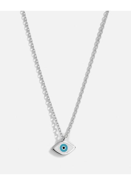 Mineli Göz Gümüş Kolye