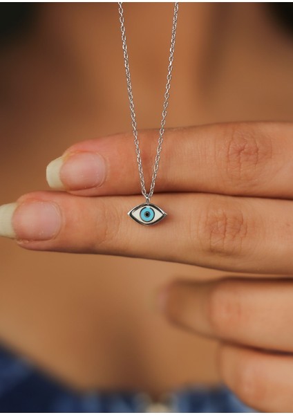 Mineli Göz Gümüş Kolye fiyatları