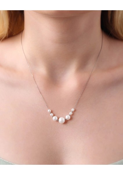 Gümüş Süzme İnci Kolye fiyatları