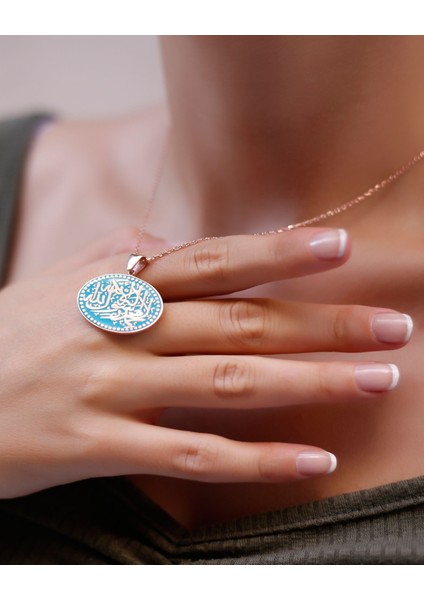 Gümüş Kelime-İ Tevhid Kolye fiyatları