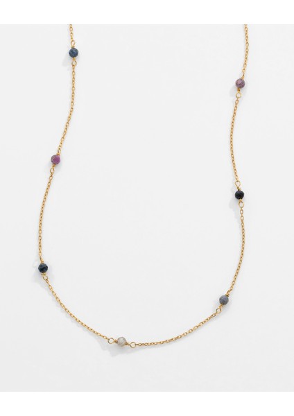 2,5 Karat Multicolor Safir Taşlı Gümüş Serenity Kolye fiyatları