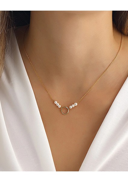 İnci Taşlı Gümüş Kolye fiyatları