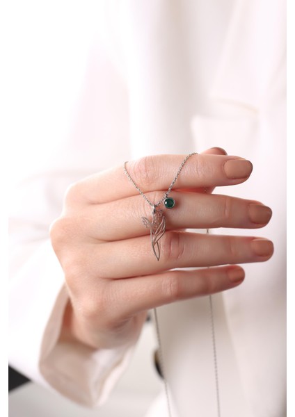 Gümüş Mayıs Ayı Doğum Çiçeği Vadi Zambağı Kolyesi fiyatları