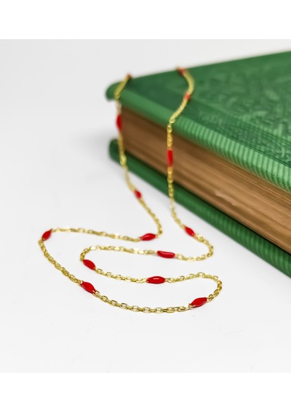 Kırmızı Mineli Gümüş Zincir modelleri