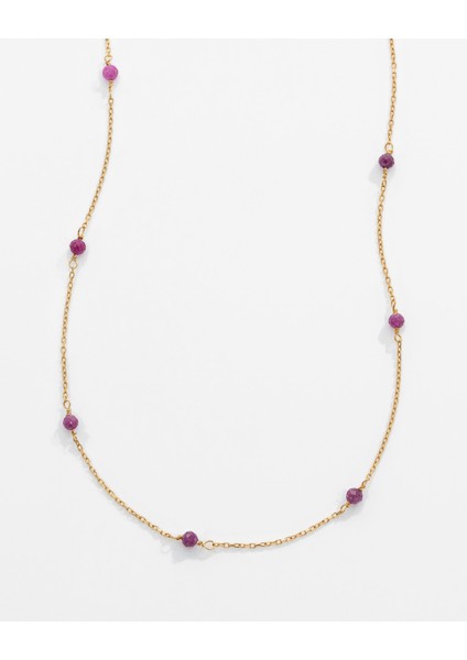 2,85 Karat Doğal Yakut Taşlı Gümüş Serenity Kolye fiyatları