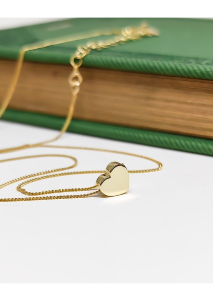 Gümüş Üç Boyutlu Kalp Kolye modelleri