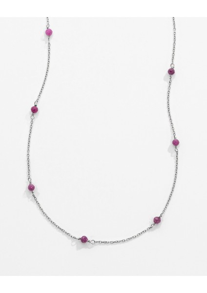 2,85 Karat Doğal Yakut Taşlı Gümüş Serenity Kolye fiyatları