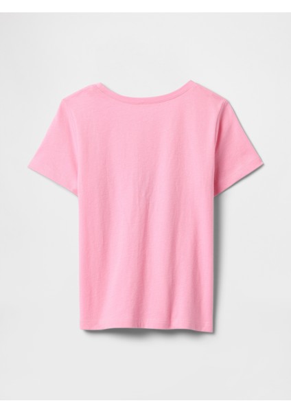 Kız Bebek Pembe Grafikli T-Shirt modelleri