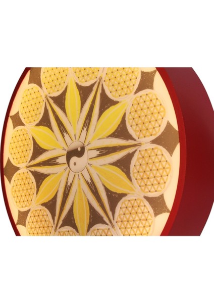 Yaşam Çiçeği Lotus Duvar Lambası (40 cm Çap)