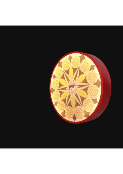 Yaşam Çiçeği Lotus Duvar Lambası (40 cm Çap)