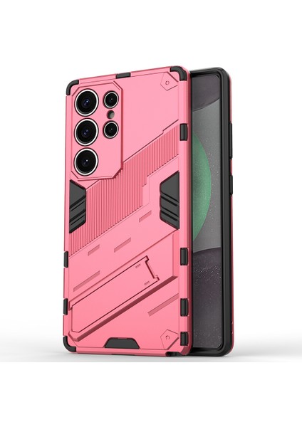 Samsung Galaxy S25 Ultra Kılıf Pc+Tpu Kickstand-Rose ile Darbeye Dayanıklı Telefon Kılıfı Için (Yurt Dışından)