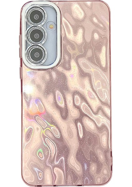 Samsung Galaxy A36 5G/A56 5g Kılıf Imd Tasarım Darbeye Dayanıklı Pc + Tpu Telefon Kapağı Cam Lensli Film Deseni/pembe (Yurt Dışından)