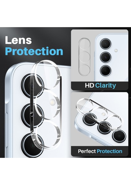 Northjo Samsung Galaxy A35 5g Kılıf Şeffaf Pc + Tpu Telefon Kapak Seti Ekran Filmi + Lens Filmi (Yurt Dışından) indirimleri