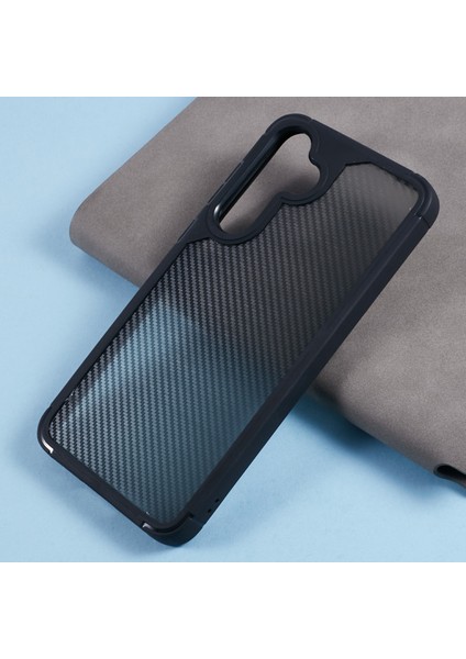 Samsung Galaxy A55 5g Kılıf Karbon Fiber Doku Tpu + Pc Anti-Drop Telefon Kapağı Için (Yurt Dışından)