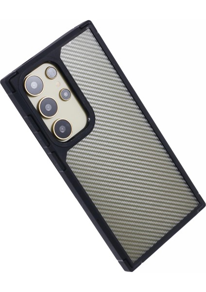 Samsung Galaxy S24 Ultra Kılıf Karbon Fiber Doku Tpu + Pc Düşme Önleyici Telefon Kapağı (Yurt Dışından) fırsatları