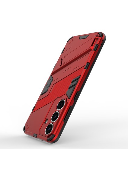 Samsung Galaxy S25 Kılıf Pc+Tpu Darbeye Dayanıklı Telefon Kılıfı ve Kickstand-Kırmızı (Yurt Dışından) fırsatları