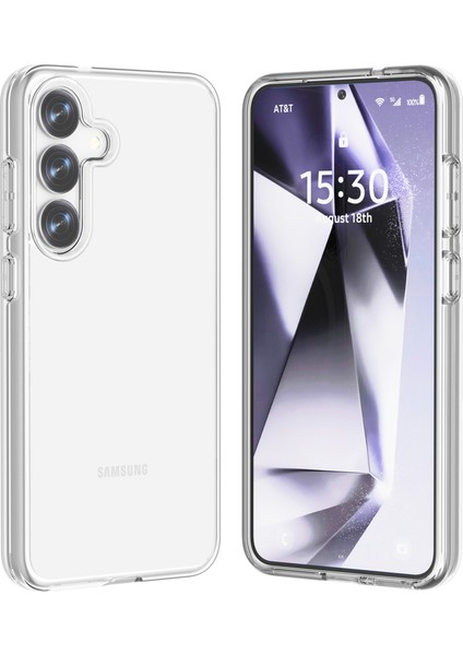 Samsung Galaxy S25 Kılıf Pc+Tpu Darbeye Dayanıklı Şeffaf Telefon Kapağı-Şeffaf (Yurt Dışından) modelleri