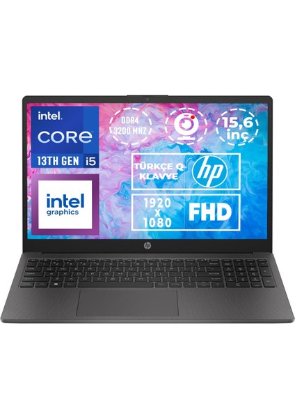 250 G10 I5-1334U 16 GB 512 GB SSD 15.6" FreeFreedos Taşınabilir Bilgisayar 9G1E4ET K15