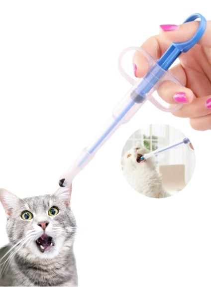 Kedi Köpek Hap Yutturma Enjektörü Yumuşak Hap Yutturma Aparatı 3 Adet