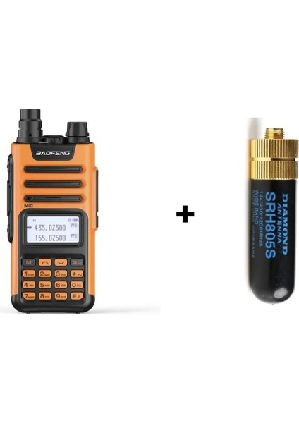 Uv-13 Pro Turuncu Bıdık Anten