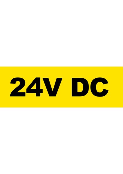 İş Sağlığı ve Güvenliği 24V Dc Levhası METAL Malzeme 10 Adet